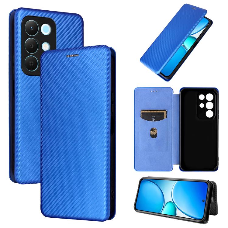 Custodia per telefono in pelle con vibrazione in fibra di carbonio, For Realme Note 80 4G, For Realme 16 5G, For Realme 16 Pro+ 5G, For Realme 15x 5G India / C85 5G