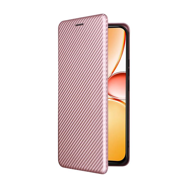 Custodia per telefono in pelle con vibrazione in fibra di carbonio, For Realme C85 Pro 4G, For Realme 15T 5G, For Realme 15 5G / Realme 15 Pro 5G, For Realme GT 7 Global