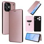 Custodia per telefono in pelle con vibrazione in fibra di carbonio, For Realme Note 80 4G, For Realme 16 5G, For Realme 16 Pro+ 5G, For Realme 15x 5G India / C85 5G