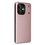 Custodia per telefono in pelle con vibrazione in fibra di carbonio, For Realme Note 80 4G, For Realme 16 5G, For Realme 16 Pro+ 5G, For Realme 15x 5G India / C85 5G