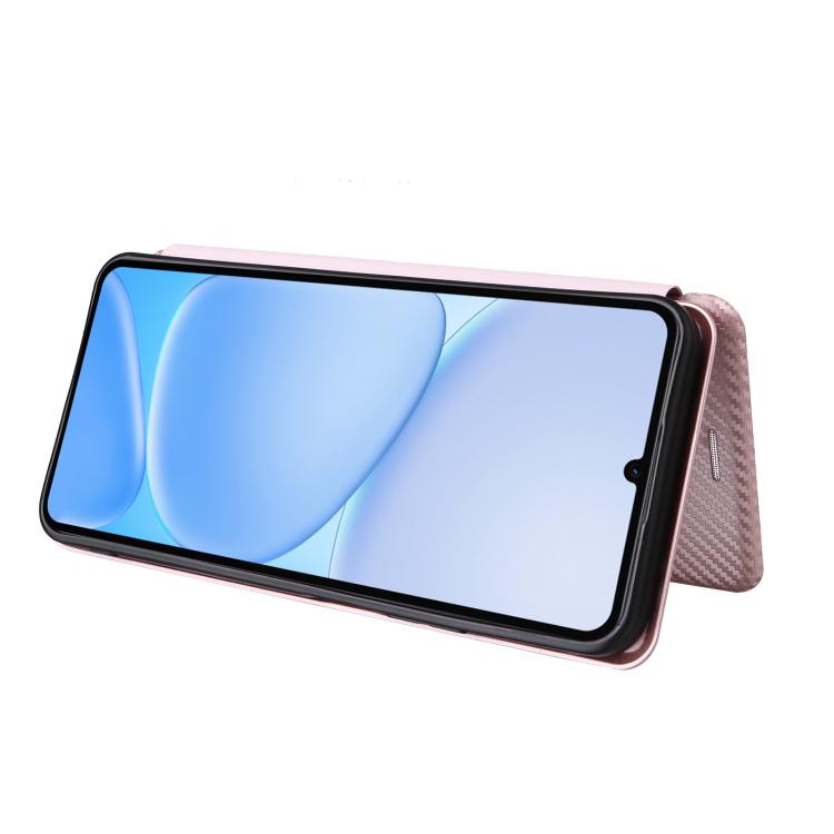 Custodia per telefono in pelle con vibrazione in fibra di carbonio, For Realme Note 80 4G, For Realme 16 5G, For Realme 16 Pro+ 5G, For Realme 15x 5G India / C85 5G