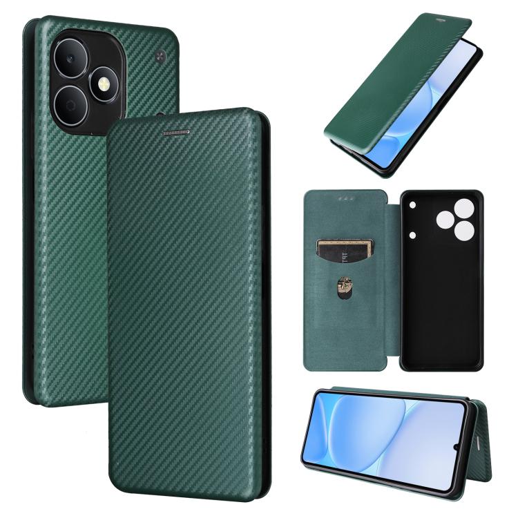 Custodia per telefono in pelle con vibrazione in fibra di carbonio, For Realme Note 80 4G, For Realme 16 5G, For Realme 16 Pro+ 5G, For Realme 15x 5G India / C85 5G