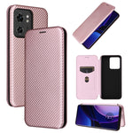 Custodia per telefono in pelle con vibrazione in fibra di carbonio, For Motorola Edge 40