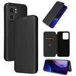 Custodia per telefono in pelle con vibrazione in fibra di carbonio, For Motorola Edge 40