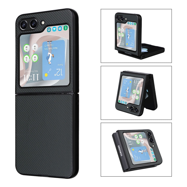 Custodia PC e pelle PU per Samsung Galaxy Z Flip5