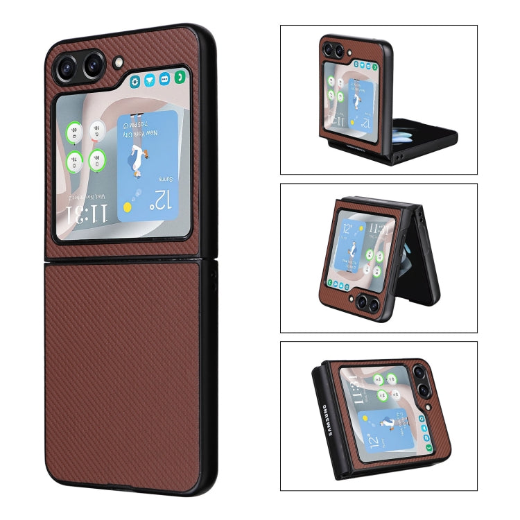 Custodia PC e pelle PU per Samsung Galaxy Z Flip5