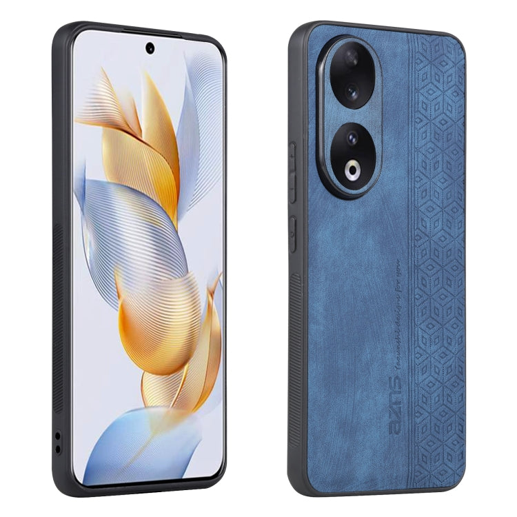 Custodia per telefono AZNS in pelle goffrata 3D, For Honor 90 Pro, For Honor X50, For Honor 90