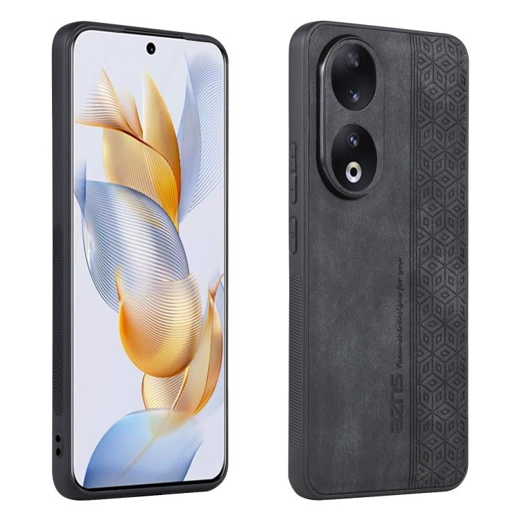 Custodia per telefono AZNS in pelle goffrata 3D, For Honor 90 Pro, For Honor X50, For Honor 90