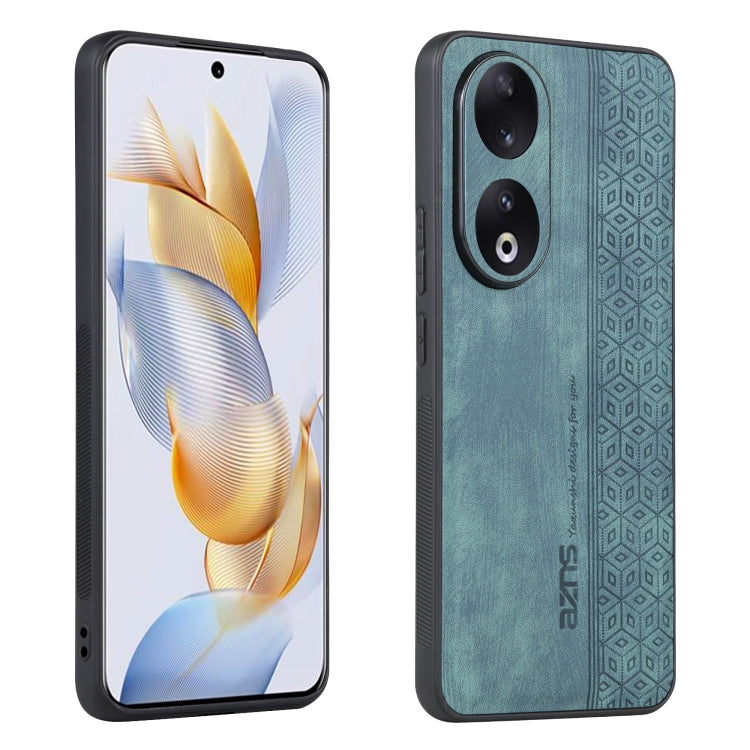 Custodia per telefono AZNS in pelle goffrata 3D, For Honor 90 Pro, For Honor X50, For Honor 90