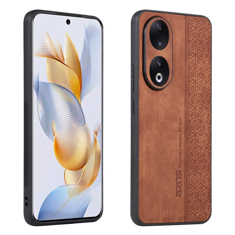 Custodia per telefono AZNS in pelle goffrata 3D, For Honor 90 Pro, For Honor X50, For Honor 90