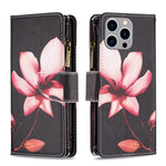Custodia in pelle con cerniera per iPhone 16 Plus