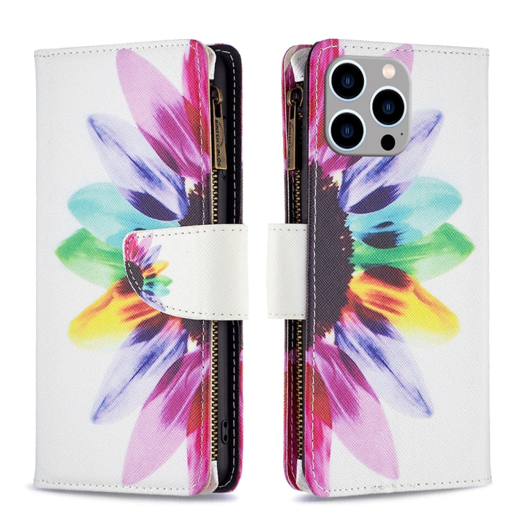 Custodia in pelle con cerniera per iPhone 16 Plus