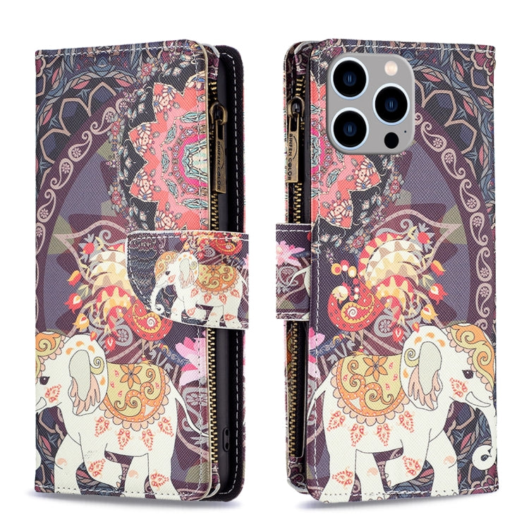 Custodia in pelle con cerniera per iPhone 16 Plus