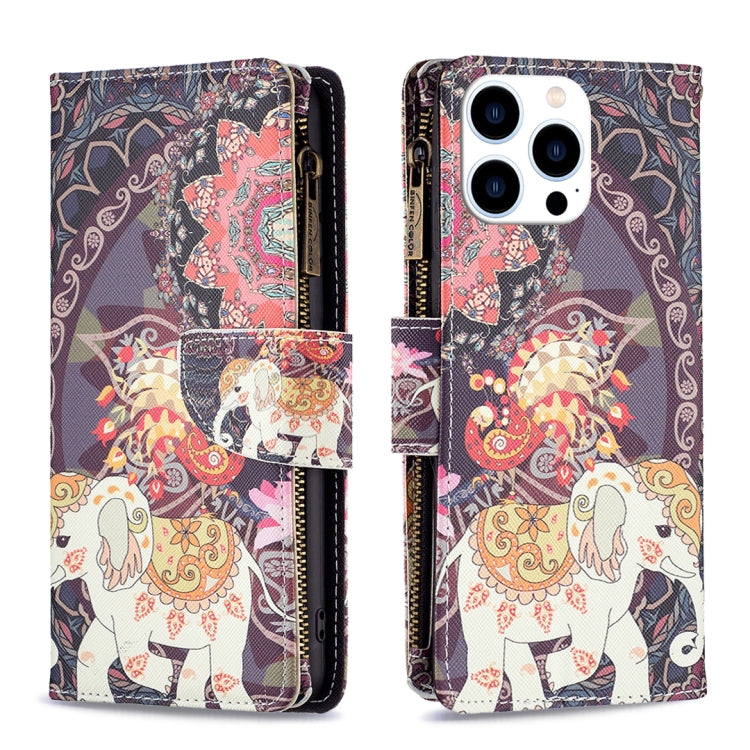 Custodia in pelle con cerniera per iPhone 16 Plus