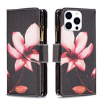 Custodia in pelle con cerniera per iPhone 16 Pro e Pro Max