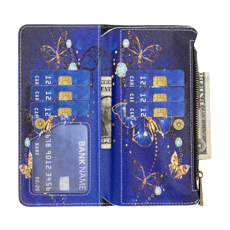 Custodia in pelle con cerniera per iPhone 16 Plus