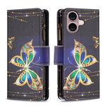Custodia in pelle con cerniera per iPhone 16 Pro e Pro Max