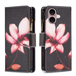 Custodia in pelle con cerniera per iPhone 16 Pro e Pro Max
