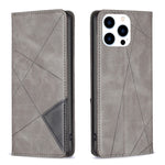 Custodia in pelle magnetica per iPhone 15 e modelli