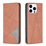 Custodia in pelle magnetica per iPhone 15 e modelli