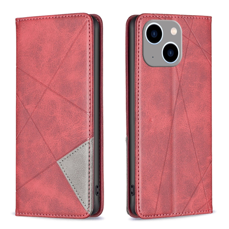Custodia in pelle magnetica per iPhone 15 e modelli