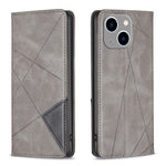 Custodia in pelle magnetica per iPhone 15 e modelli