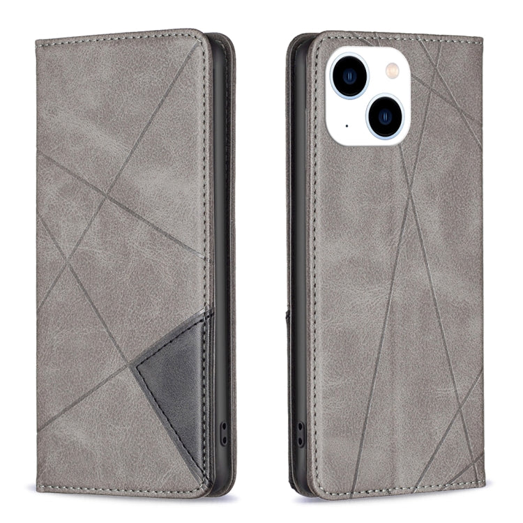 Custodia in pelle magnetica per iPhone 15 e modelli