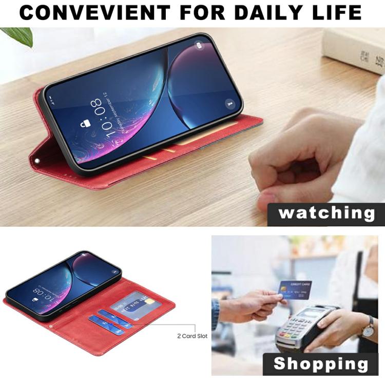 Custodia per telefono in pelle magnetica con trama a rombo, For iPhone 17 Pro Max, For iPhone 17 Pro, For iPhone 17, For iPhone 17 Air