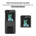Custodia per telefono per PC con supporto pieghevole tridimensionale, For Samsung Galaxy Z Flip5 5G