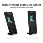 Custodia per telefono per PC con supporto pieghevole tridimensionale, For Samsung Galaxy Z Flip5 5G
