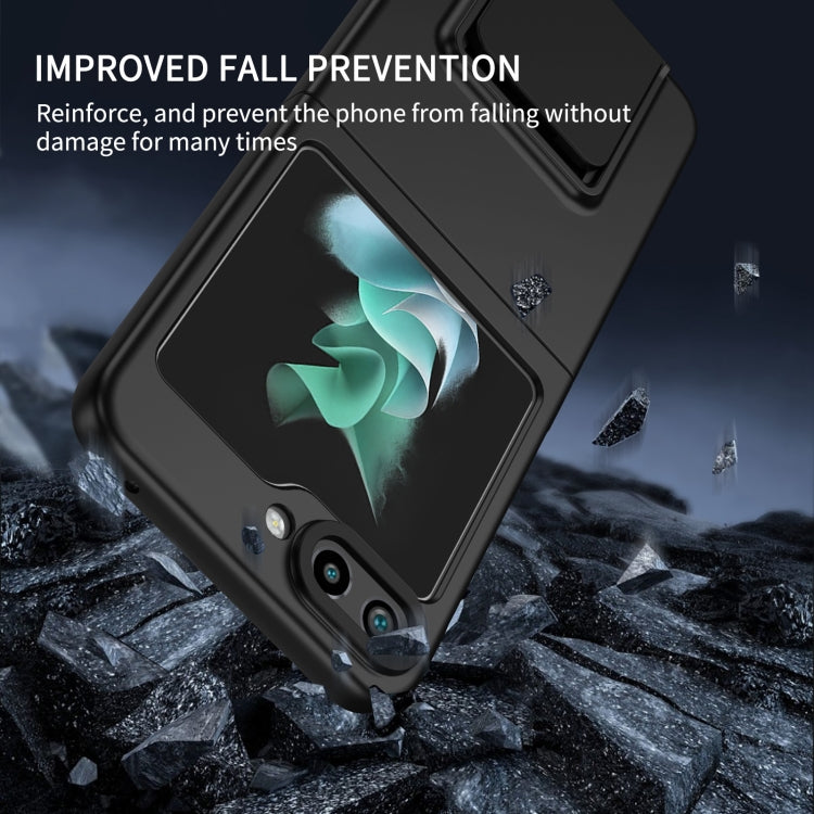 Custodia per telefono per PC con supporto pieghevole tridimensionale, For Samsung Galaxy Z Flip6 / Flip7 FE, For Samsung Galaxy Z Fold6 5G, For Samsung Galaxy Z Fold5, For Samsung Galaxy Z Flip5 5G