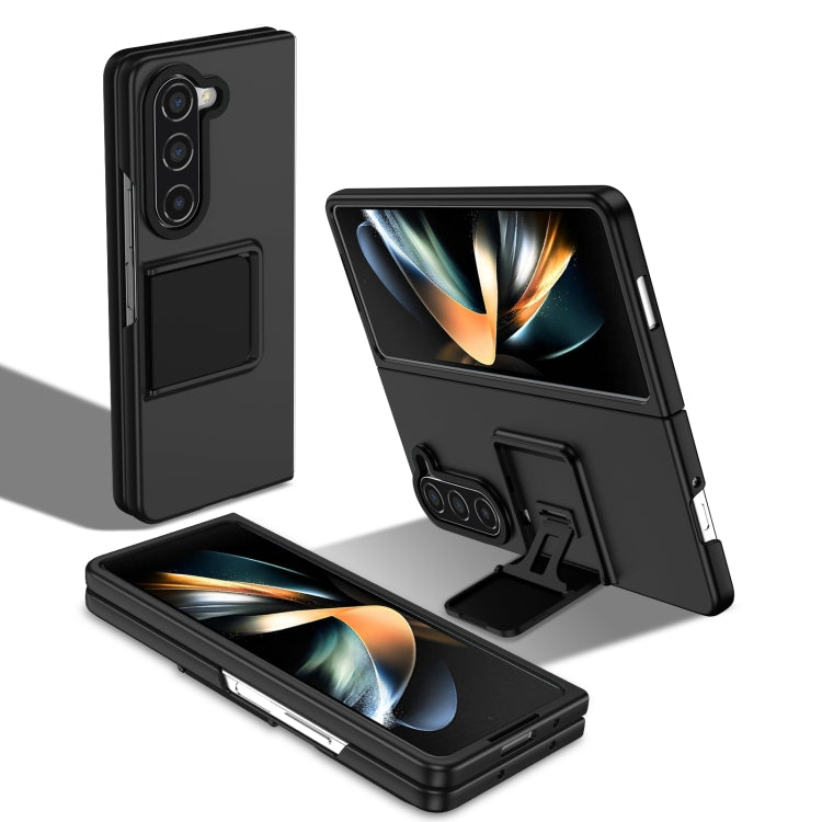 Custodia per telefono per PC con supporto pieghevole tridimensionale, For Samsung Galaxy Z Flip6 / Flip7 FE, For Samsung Galaxy Z Fold6 5G, For Samsung Galaxy Z Fold5, For Samsung Galaxy Z Flip5 5G