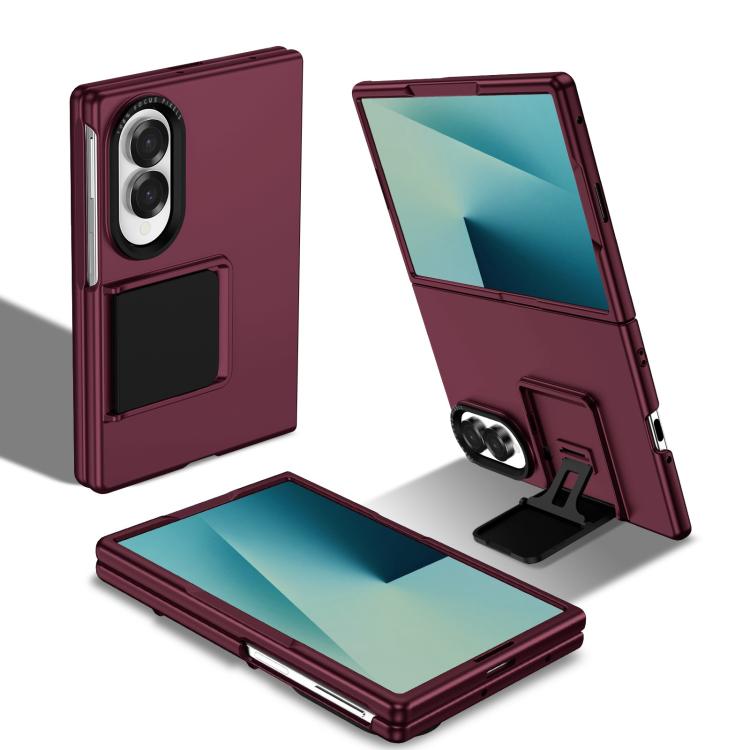 Custodia PC con supporto pieghevole per Samsung Galaxy Z Fold5