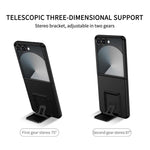 Custodia per telefono per PC con supporto pieghevole tridimensionale, For Galaxy Z Flip7 5G, For Samsung Galaxy Z Flip6 5G, For Samsung Galaxy Z Fold6 5G, For Samsung Galaxy Z Fold5
