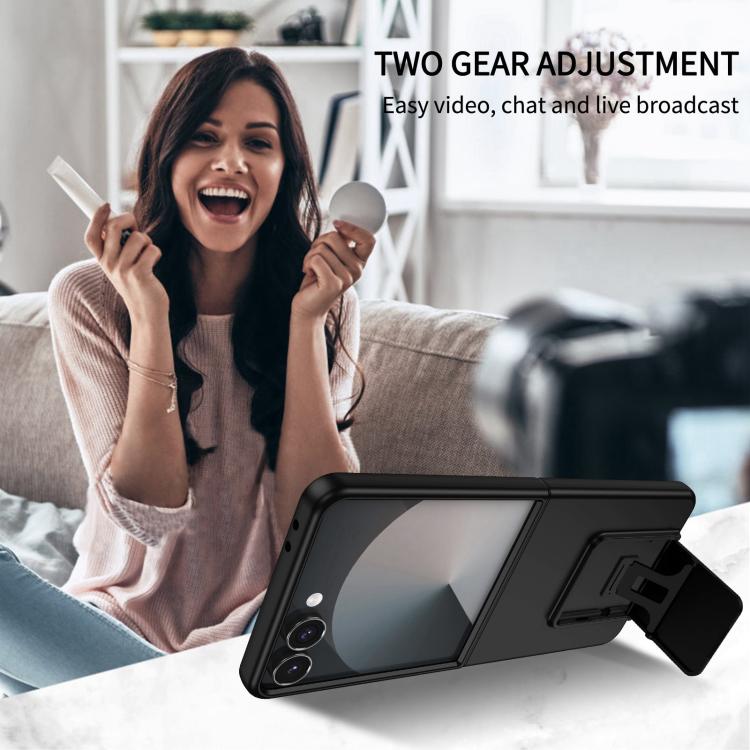 Custodia per telefono per PC con supporto pieghevole tridimensionale, For Galaxy Z Flip7 5G, For Samsung Galaxy Z Flip6 5G, For Samsung Galaxy Z Fold6 5G, For Samsung Galaxy Z Fold5