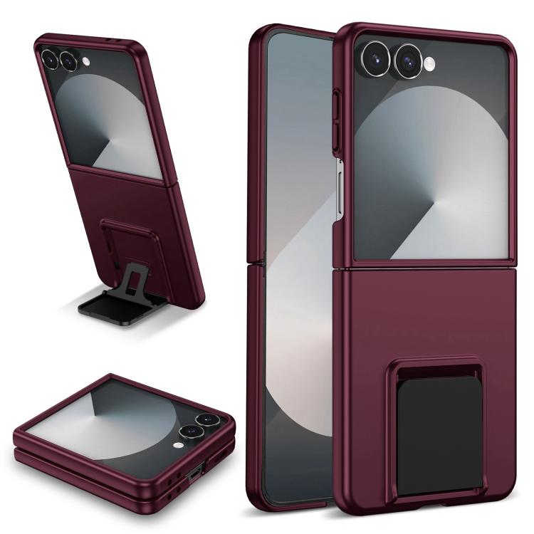 Custodia per telefono per PC con supporto pieghevole tridimensionale, For Galaxy Z Flip7 5G, For Samsung Galaxy Z Flip6 5G, For Samsung Galaxy Z Fold6 5G, For Samsung Galaxy Z Fold5