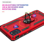 Custodia antiurto TPU PC con supporto per Samsung Galaxy A71 5G