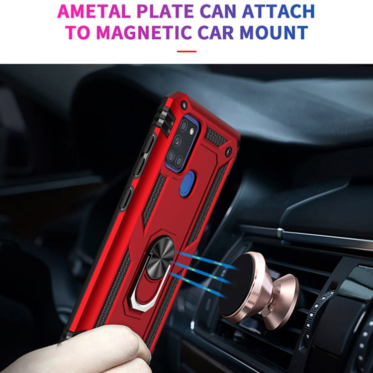 Custodia antiurto TPU PC con supporto per Samsung Galaxy A71 5G