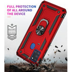 Custodia antiurto TPU PC con supporto per Samsung Galaxy A71 5G