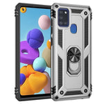 Custodia antiurto TPU PC con supporto per Samsung Galaxy A71 5G