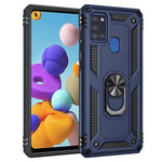 Custodia antiurto TPU PC con supporto per Samsung Galaxy A71 5G