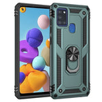 Custodia antiurto TPU PC con supporto per Samsung Galaxy A71 5G
