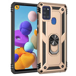 Custodia antiurto TPU PC con supporto per Samsung Galaxy A71 5G