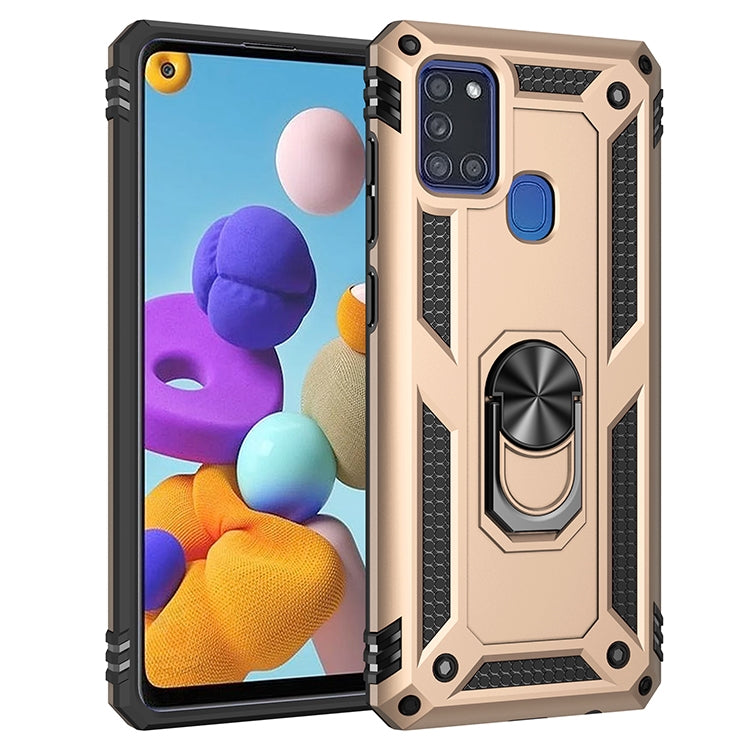 Custodia antiurto TPU PC con supporto per Samsung Galaxy A71 5G
