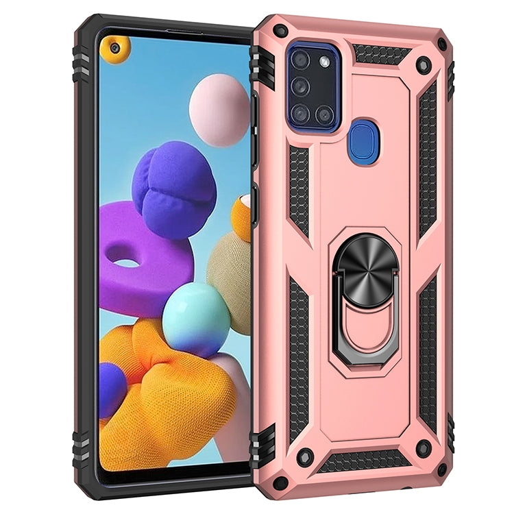 Custodia antiurto TPU PC con supporto per Samsung Galaxy A71 5G