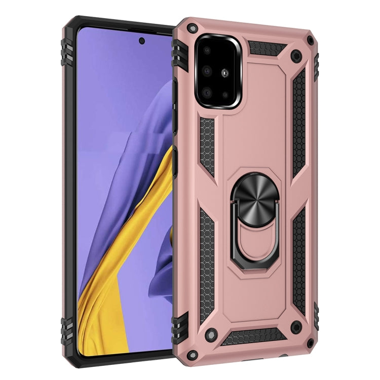 Custodia antiurto TPU PC con supporto per Samsung Galaxy A71 5G