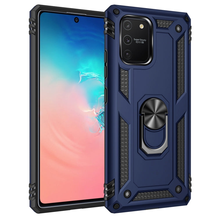 Custodia antiurto TPU PC con supporto per Samsung Galaxy A71 5G