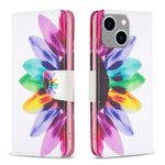 Custodia in pelle colorata per iPhone 15 Pro e Pro Max