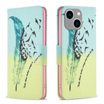 Custodia in pelle colorata per iPhone 15 Pro e Pro Max