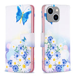 Custodia in pelle colorata per iPhone 15 Pro e Pro Max